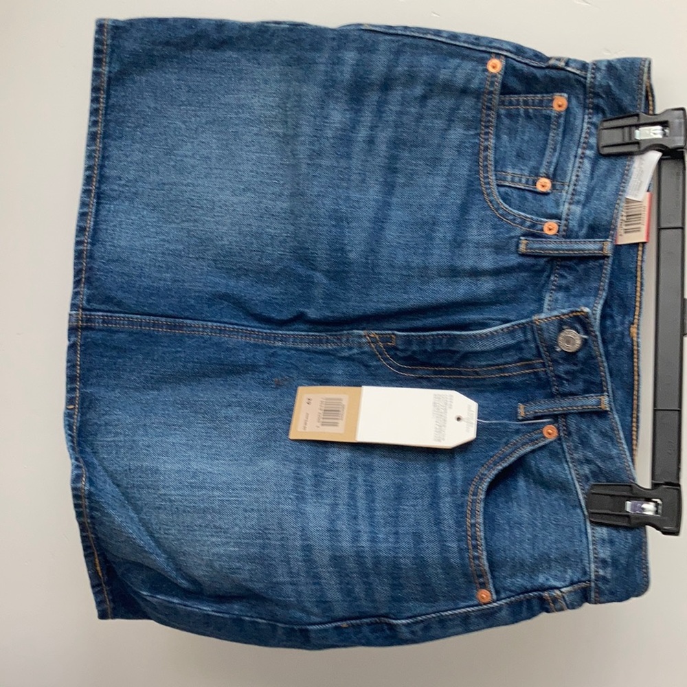 Levi’s jean skirt with zipper fly